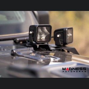 Jeep Gladiator LED Pod Light Mount - A-Pillar - Dual